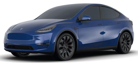 TESLA MODEL Y 2021 5YJYGDEFXMF252588 image